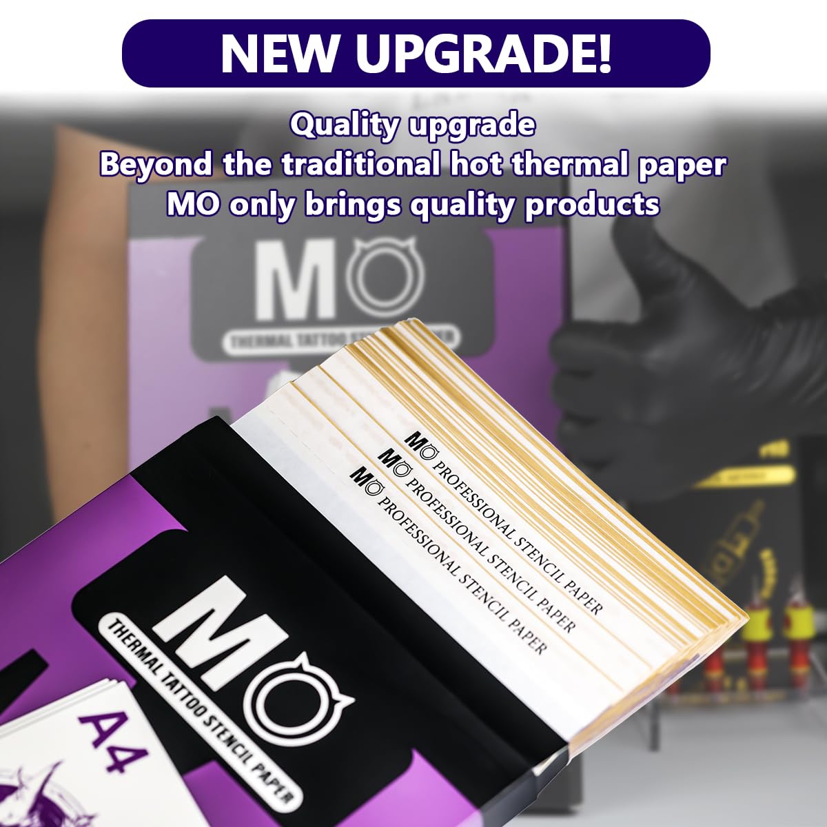 Premium Tattoo Transfer Paper by Mo Molong - 100 Sheets - Tattoo Unleashed