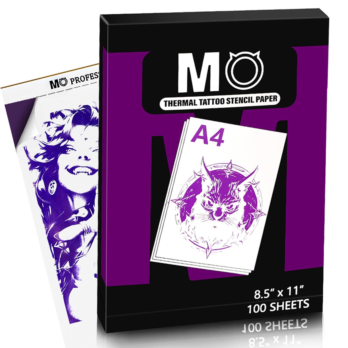 Premium Tattoo Transfer Paper by Mo Molong - 100 Sheets - Tattoo Unleashed