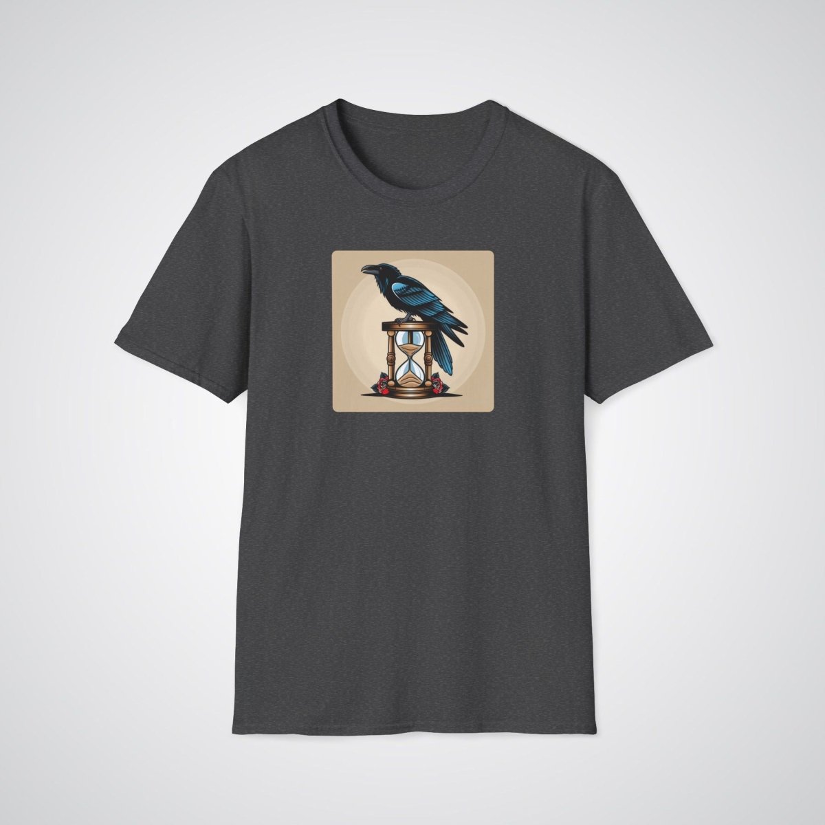 Raven with Hourglass Neo - Traditional Tattoo Unisex T-Shirt - Tattoo Unleashed