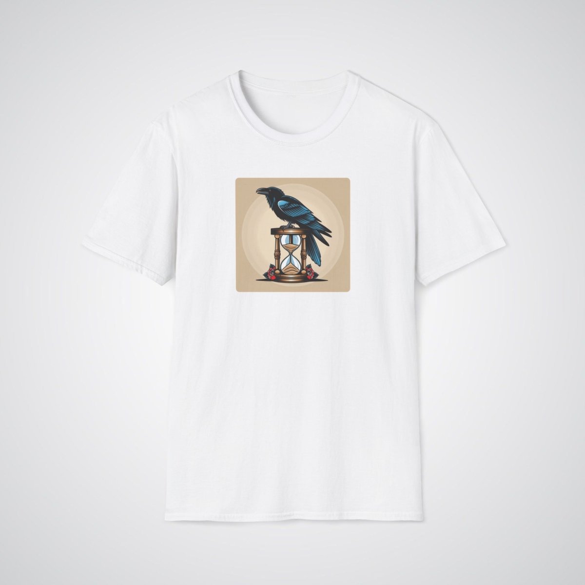 Raven with Hourglass Neo - Traditional Tattoo Unisex T-Shirt - Tattoo Unleashed