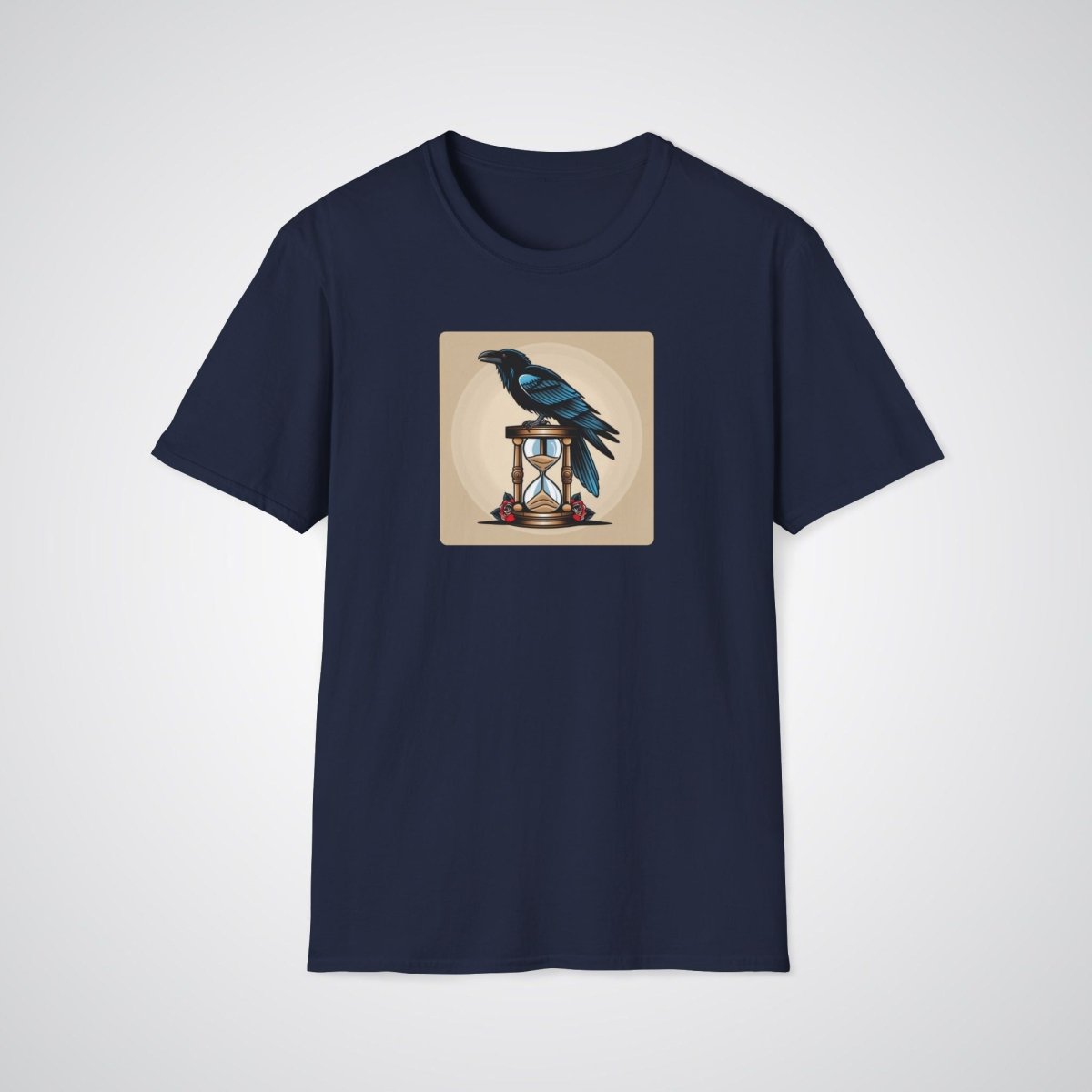 Raven with Hourglass Neo - Traditional Tattoo Unisex T-Shirt - Tattoo Unleashed