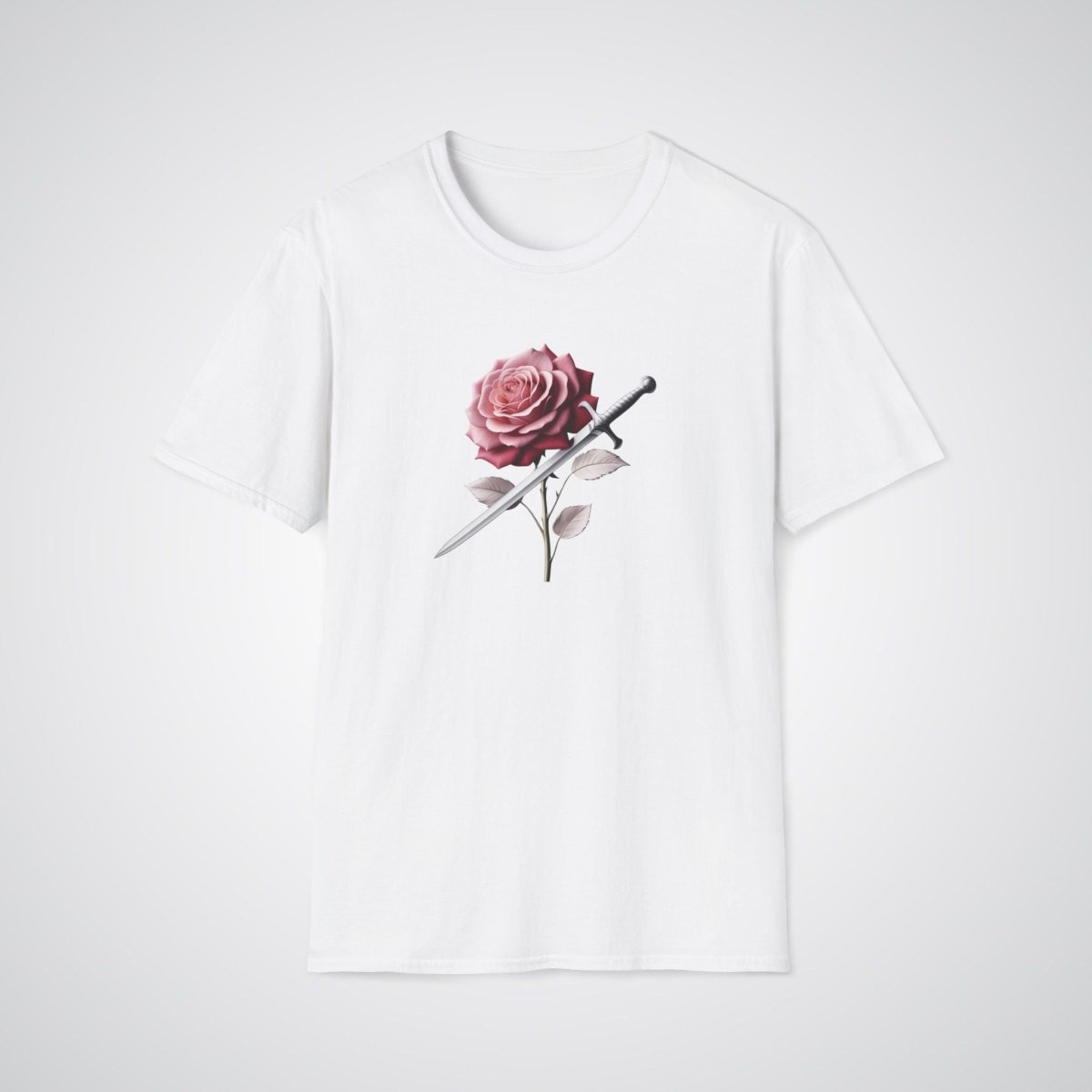 Rose and Dagger Realism Tattoo Unisex T-Shirt - Tattoo Unleashed