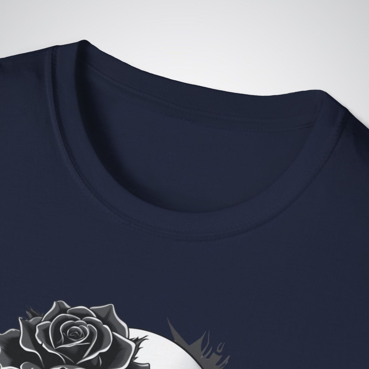 Rose Blooming from a Skull Realism Tattoo Unisex T-Shirt - Tattoo Unleashed