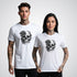 Rose Blooming from a Skull Realism Tattoo Unisex T-Shirt - Tattoo Unleashed