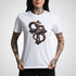 Serpent Wrapped Cross Realism Tattoo Unisex T-Shirt - Tattoo Unleashed