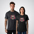 Skull with Clock and Flowers Neo - Traditional Tattoo Unisex T-Shirt - Tattoo Unleashed