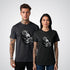 Skull with Roses Realism Tattoo Unisex T-Shirt - Tattoo Unleashed