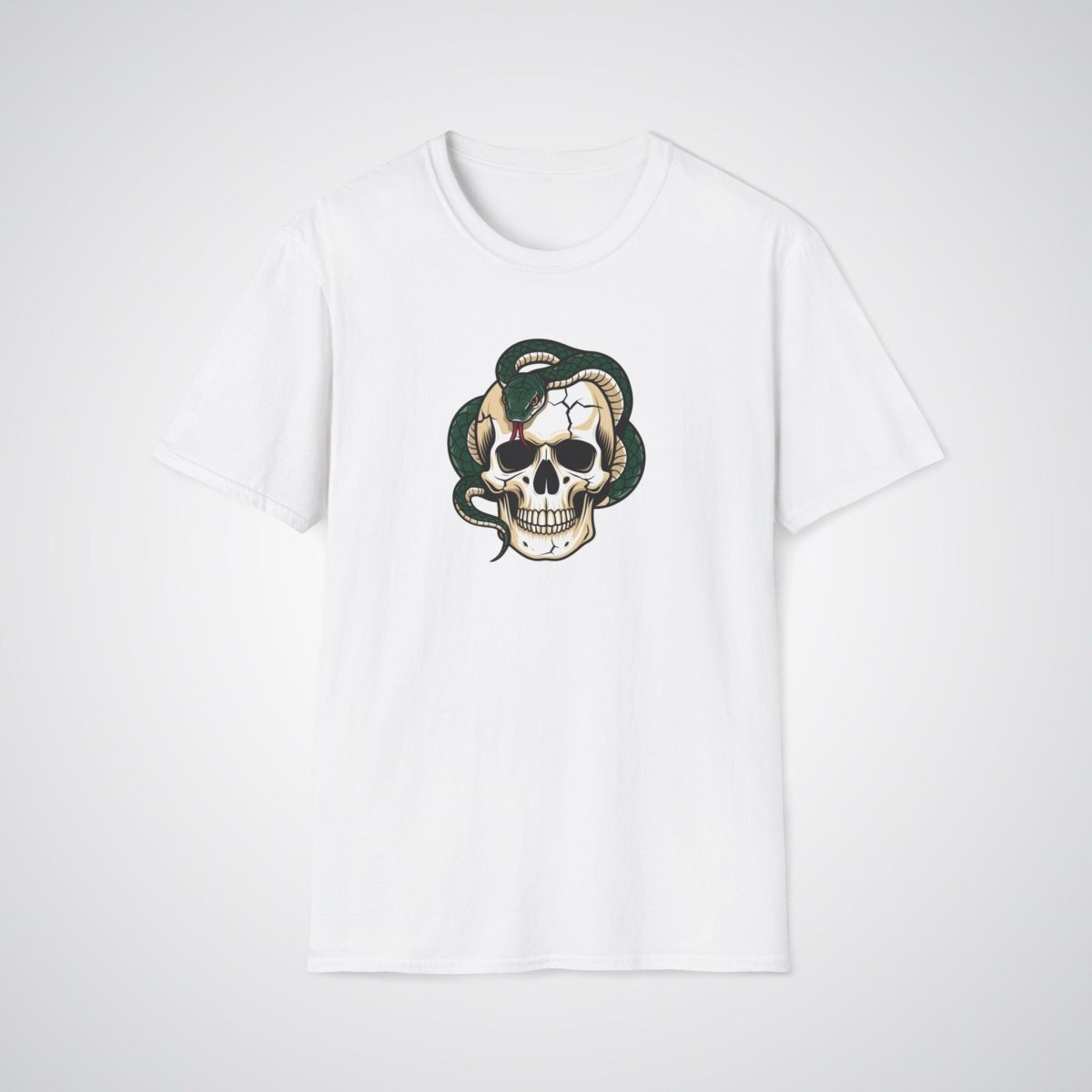 Snake and Skull Hybrid Neo - Traditional Tattoo Unisex T-Shirt - Tattoo Unleashed