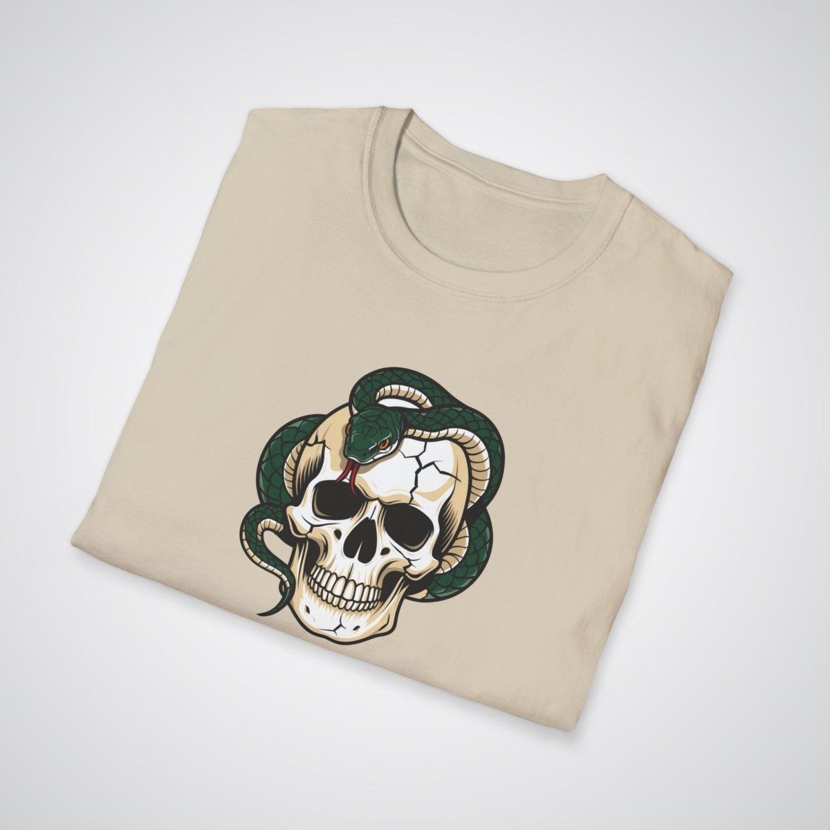 Snake and Skull Hybrid Neo - Traditional Tattoo Unisex T-Shirt - Tattoo Unleashed