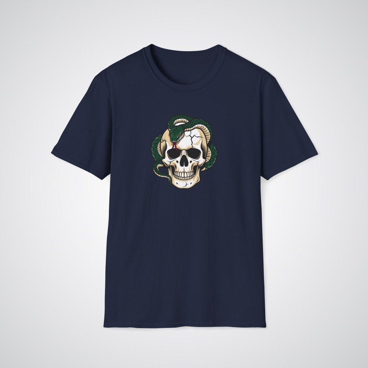 Snake and Skull Hybrid Neo - Traditional Tattoo Unisex T-Shirt - Tattoo Unleashed