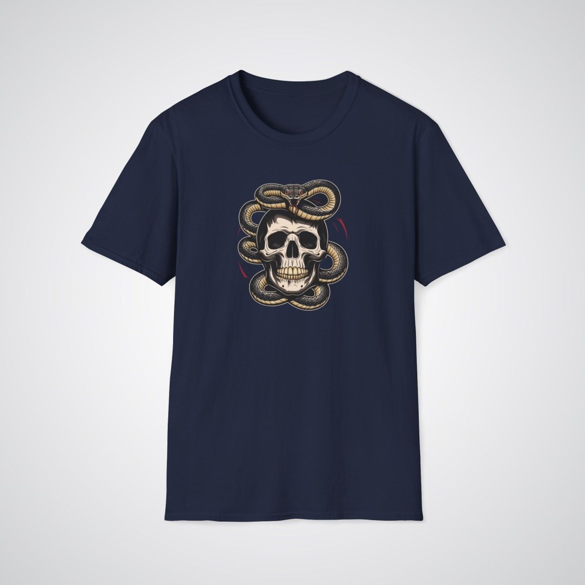 Snake and Skull Tattoo Unisex T-Shirt - Tattoo Unleashed