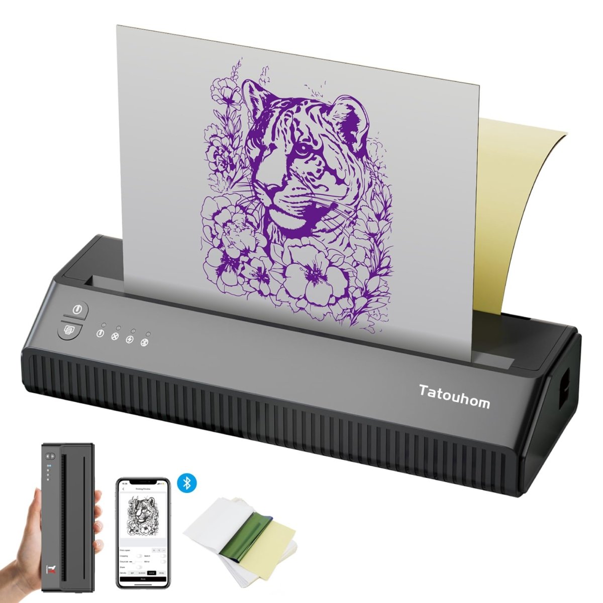 Tatouhom Wireless Tattoo Stencil Printer - Tattoo Unleashed