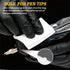 Tattoo Pen Covers with 6 Rolls Grip Tape Set - Waterproof Machine Wrap Sleeves - Large (200pcs) - Tattoo Unleashed