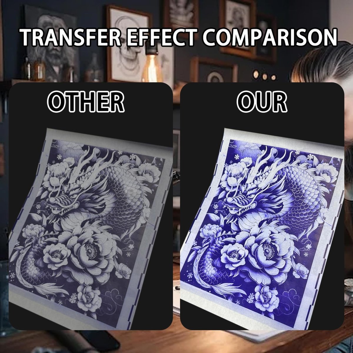 Tattoo Stencil Paper by MK - 100 Sheets - Tattoo Unleashed