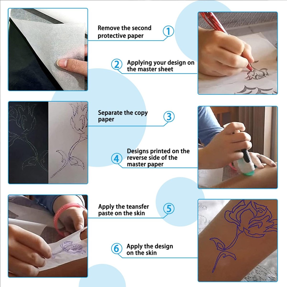 Tattoo Stencil Paper by MK - 100 Sheets - Tattoo Unleashed