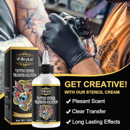 Tattoo Stencil Transfer Gel by Valleylux - 5.1 oz - Tattoo Unleashed
