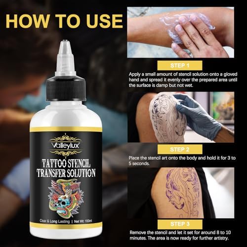 Tattoo Stencil Transfer Gel by Valleylux - 5.1 oz - Tattoo Unleashed