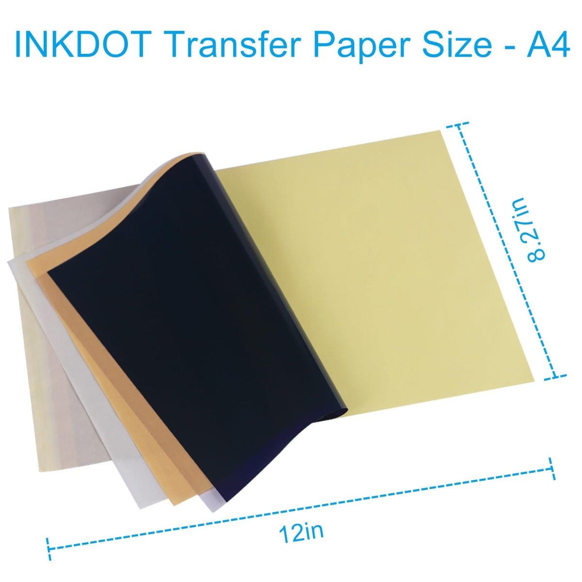 Tattoo Transfer Paper by Emalla Inkdot - 100 Sheets - Tattoo Unleashed