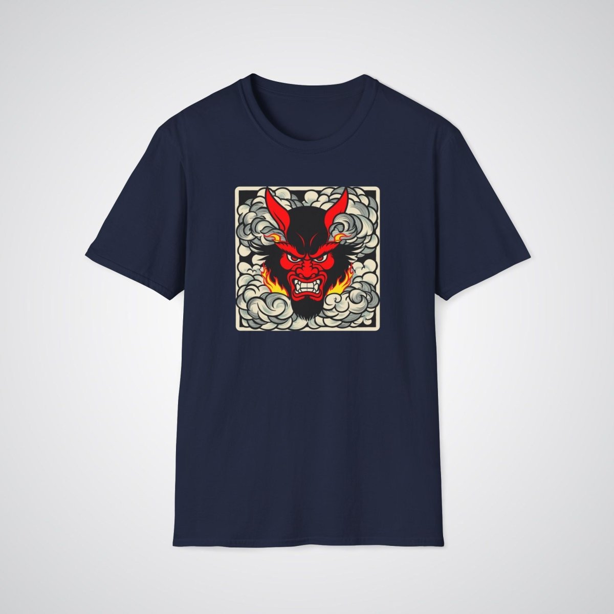 Tengu Mask Japanese Tattoo Unisex T-Shirt - Tattoo Unleashed