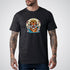 Tiger with Crown Neo - Traditional Tattoo Unisex T-Shirt - Tattoo Unleashed