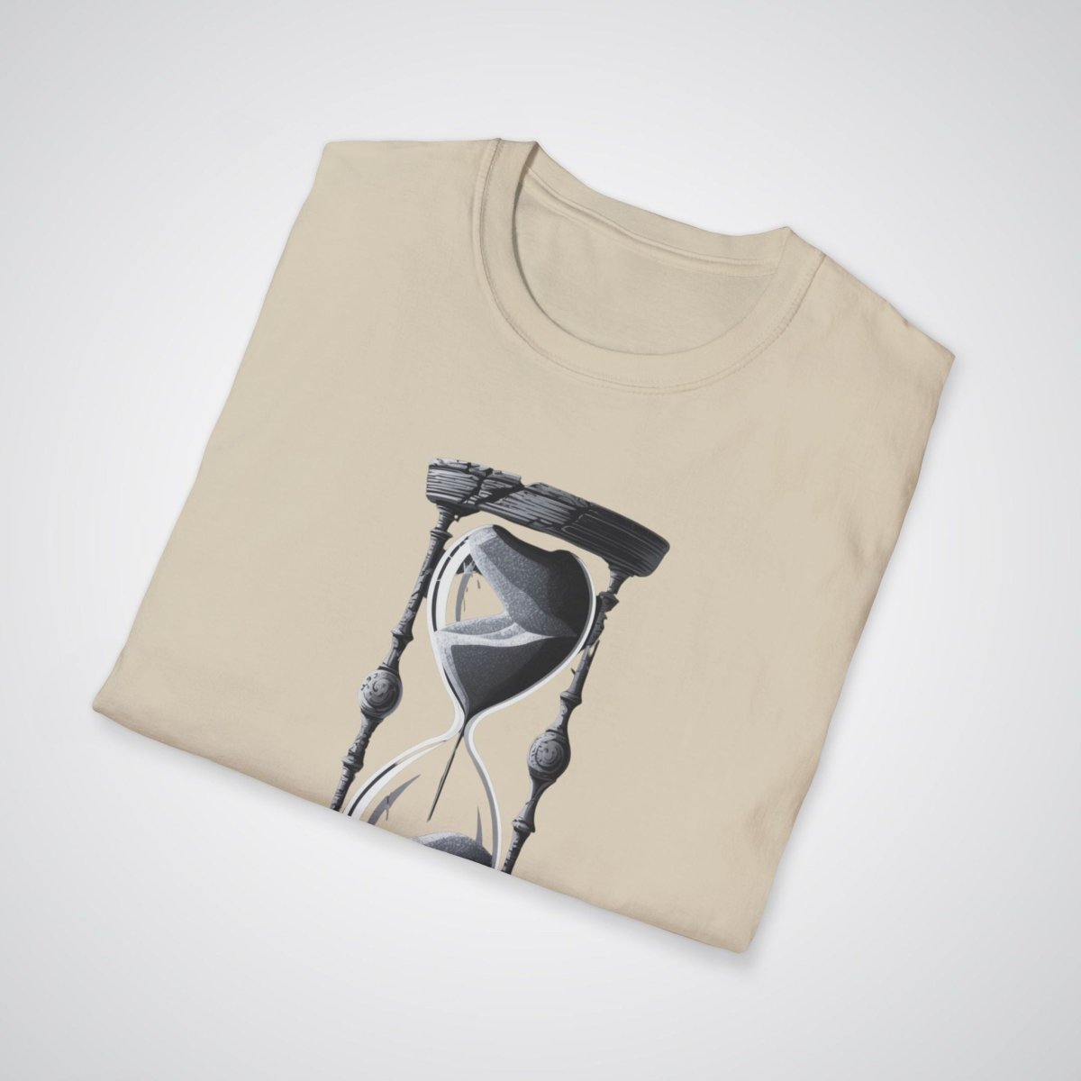 Timekeeper's Hourglass Realism Tattoo Unisex T-Shirt - Tattoo Unleashed