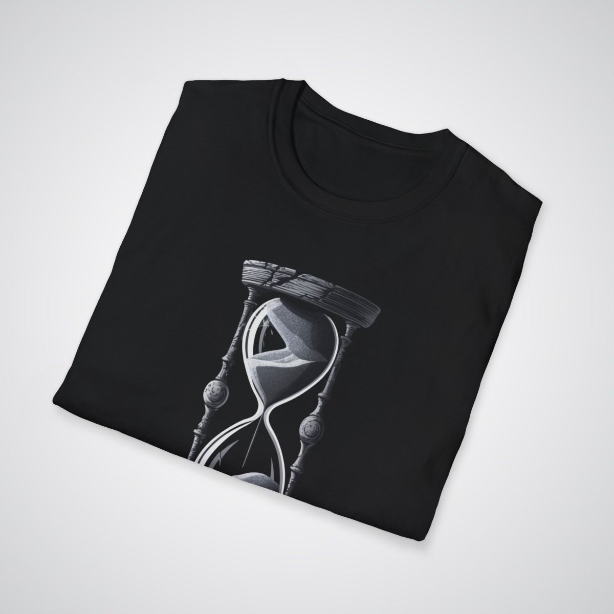 Timekeeper's Hourglass Realism Tattoo Unisex T-Shirt - Tattoo Unleashed