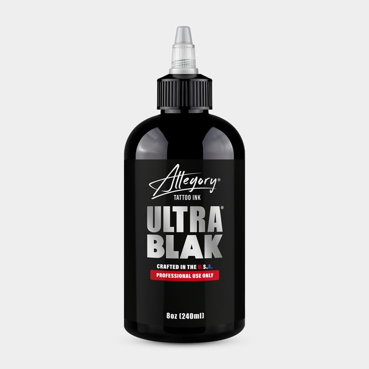 Ultra Black Tattoo ink by Allegory - 8oz - Tattoo Unleashed