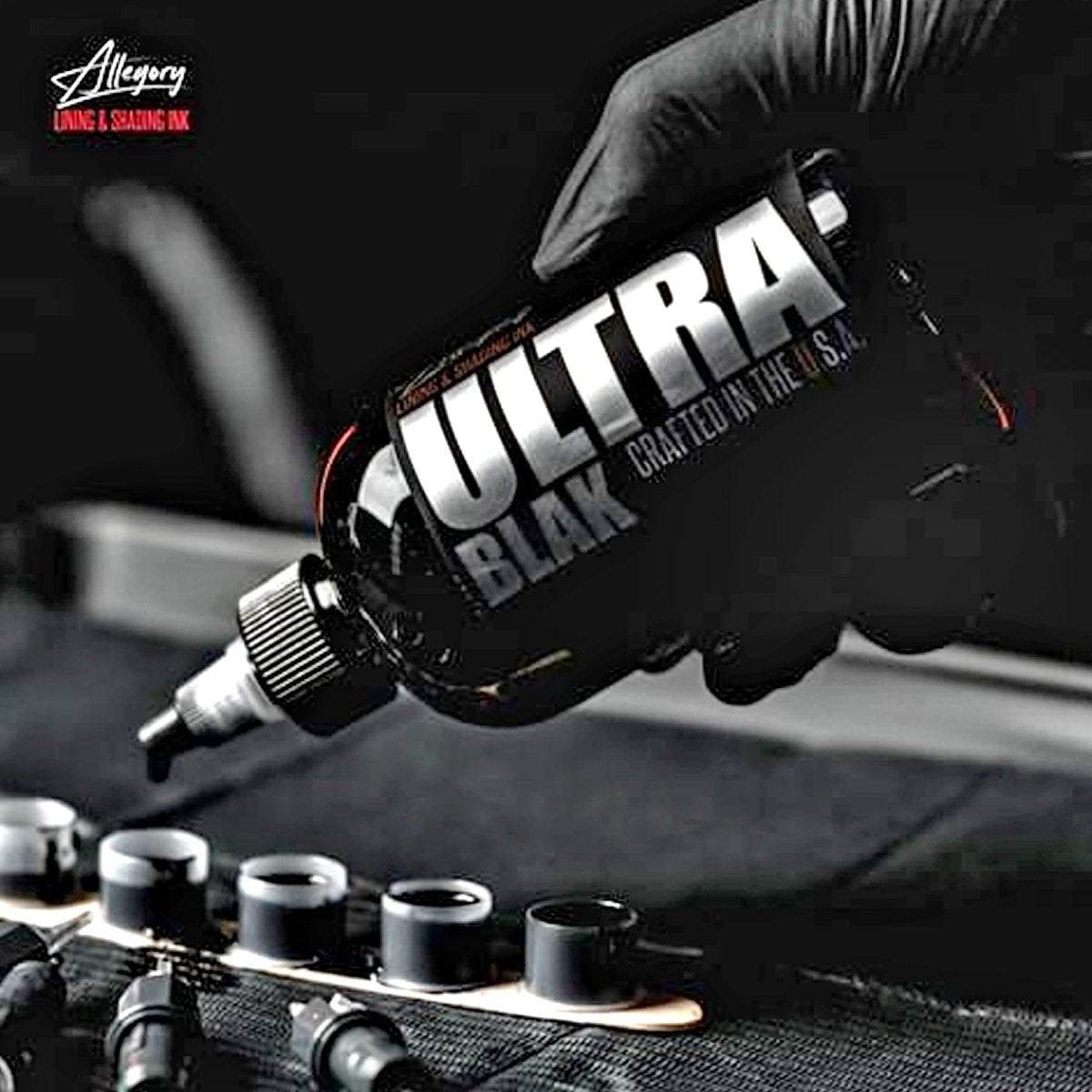 Ultra Black Tattoo ink by Allegory - 8oz - Tattoo Unleashed