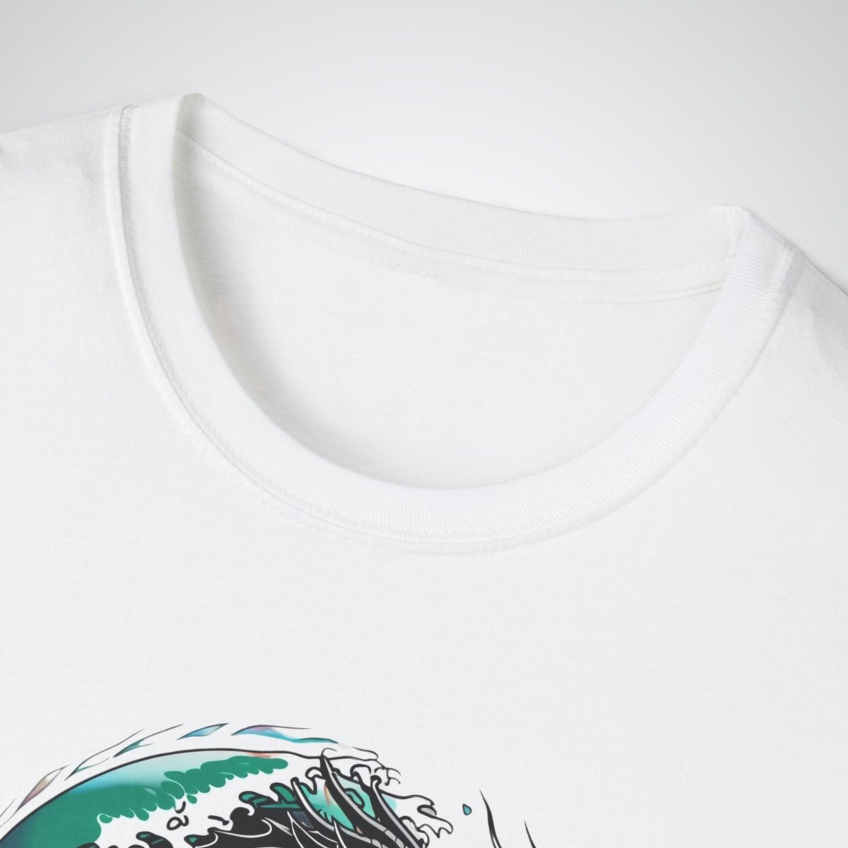 Water Dragon with Waves Japanese Tattoo Unisex T-Shirt - Tattoo Unleashed