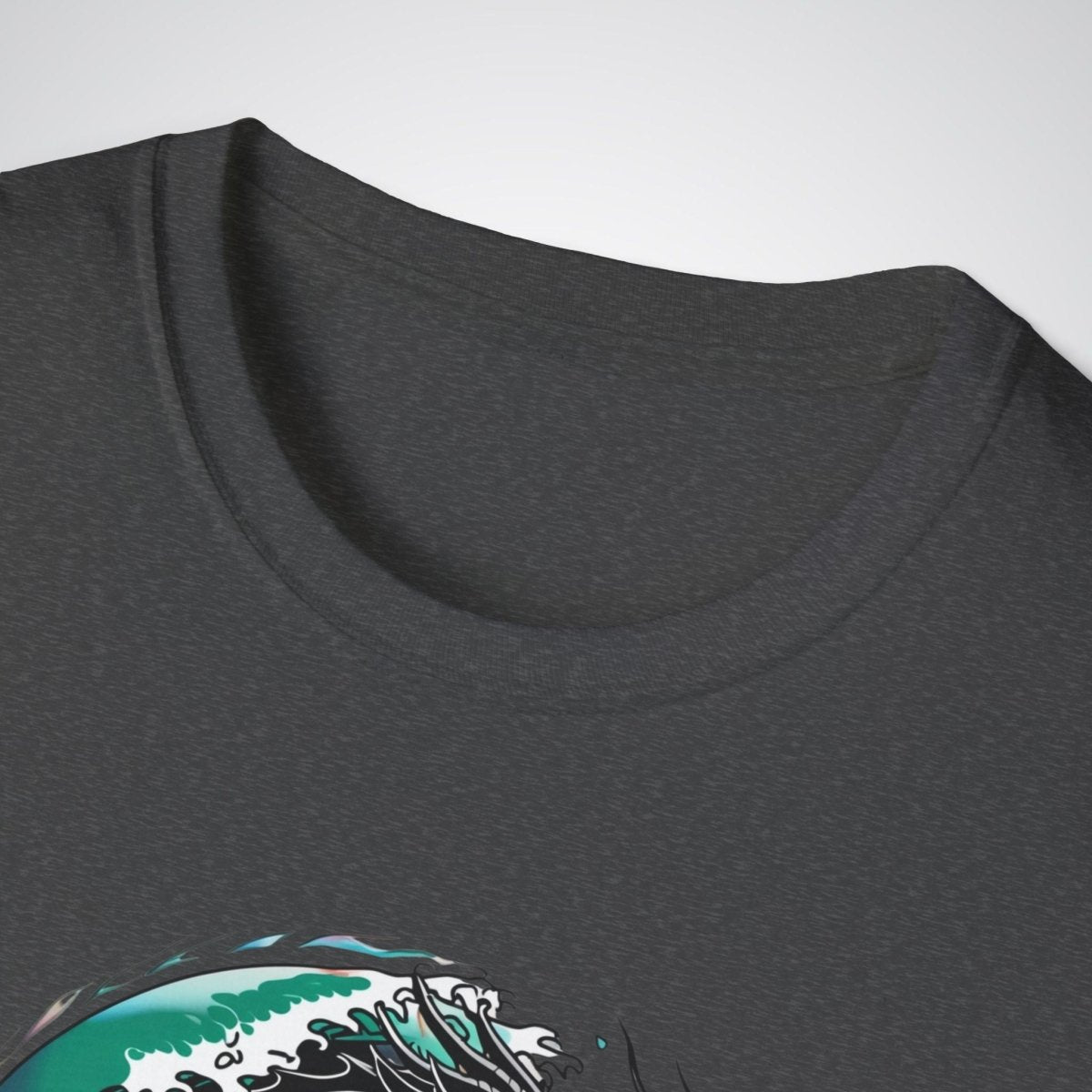 Water Dragon with Waves Japanese Tattoo Unisex T-Shirt - Tattoo Unleashed