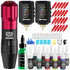 Wireless Rotary Tattoo Pen Kit Dual - Battery By Neebol B13 - Red - Tattoo Unleashed