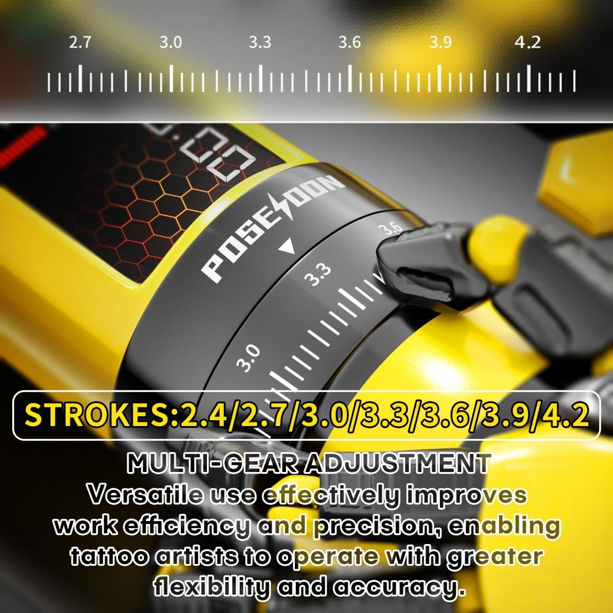 Wireless Rotary Tattoo Pen Kit for Beginners By Poseidon TK208 - Tattoo Unleashed