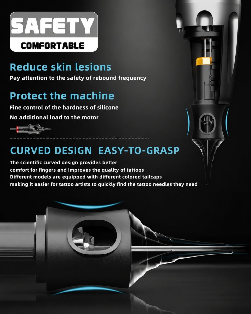 Wireless Tattoo Pen Kit by Poseidon - 2pcs Batteries 7 Strokes TK069 - Tattoo Unleashed