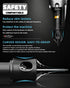 Wireless Tattoo Pen Kit by Poseidon - 2pcs Batteries 7 Strokes TK069 - Tattoo Unleashed