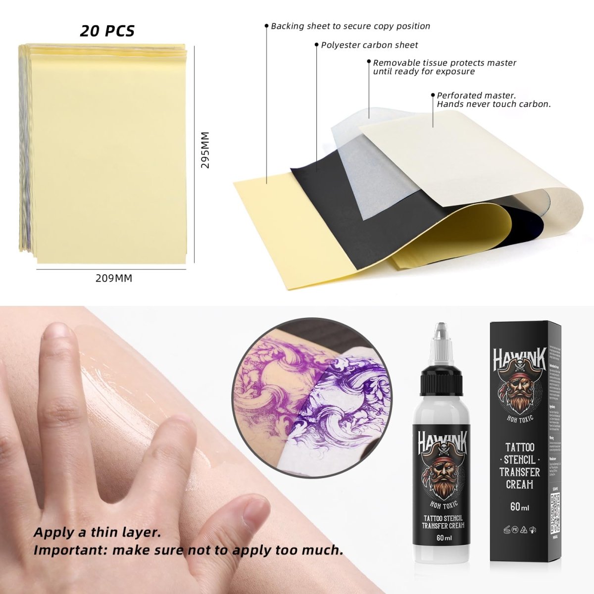 Wireless Tattoo Stencil Thermal Printer by Hawink - T106ZKIT - US - Tattoo Unleashed