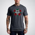 Wolf in Roses Neo - Traditional Tattoo Unisex T-Shirt - Tattoo Unleashed