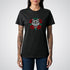 Wolf in Roses Neo - Traditional Tattoo Unisex T-Shirt - Tattoo Unleashed