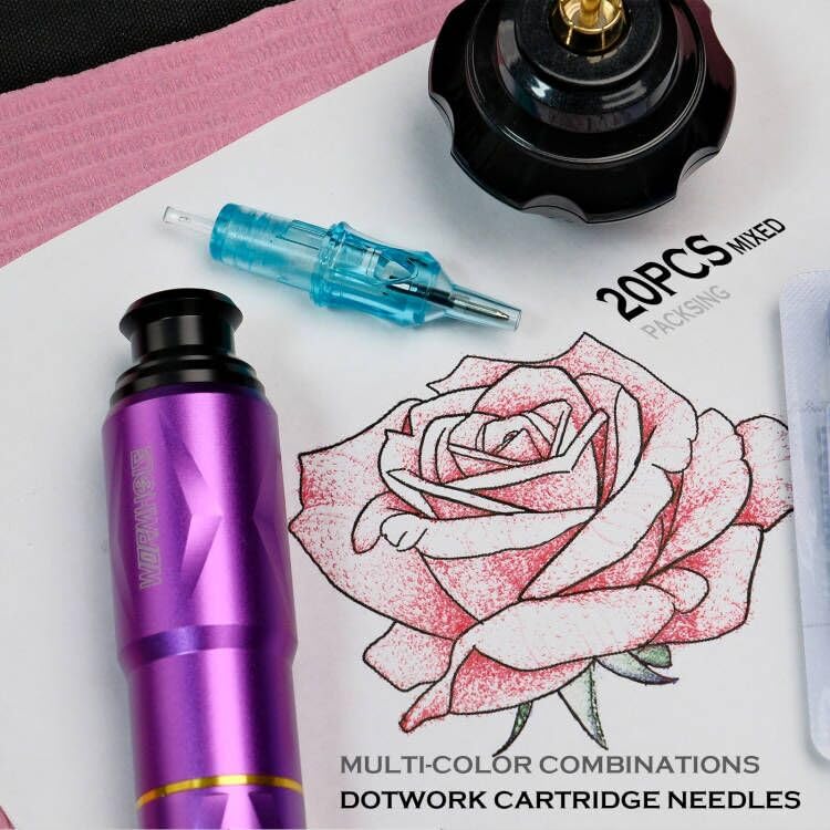 Wormhole Rotary Tattoo Pen Machine Kit - WTK242 - Tattoo Unleashed