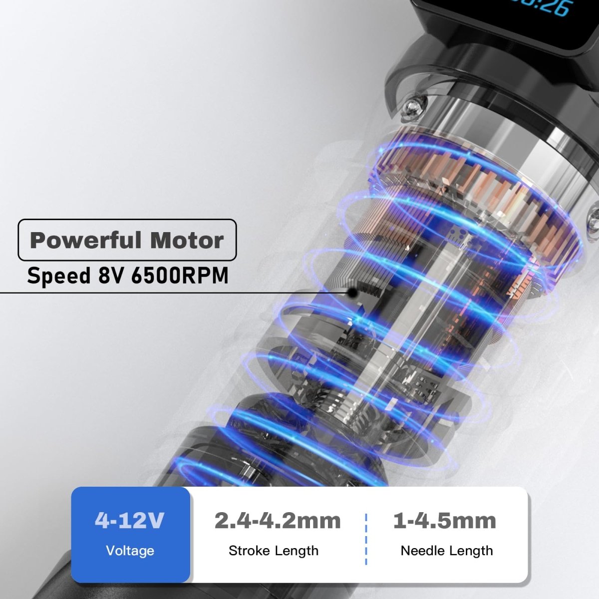 Wormhole Wireless Tattoo Gun Kit 7 - Stroke WTK315 - Tattoo Unleashed