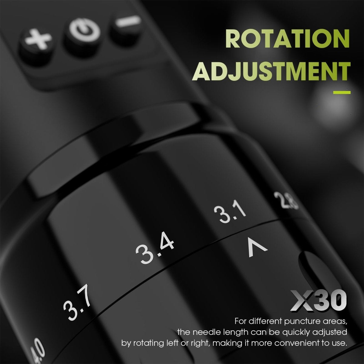 X30 Tattoo Pen Machine Kit with Stencil Printer, 7 Strokes (2.0 - 4.0mm) & 2 Wireless Batteries Included - Tattoo Unleashed
