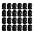 Yilong Black Disposable Tattoo Ink Caps Skull with Stable Base - 100pcs - Tattoo Unleashed