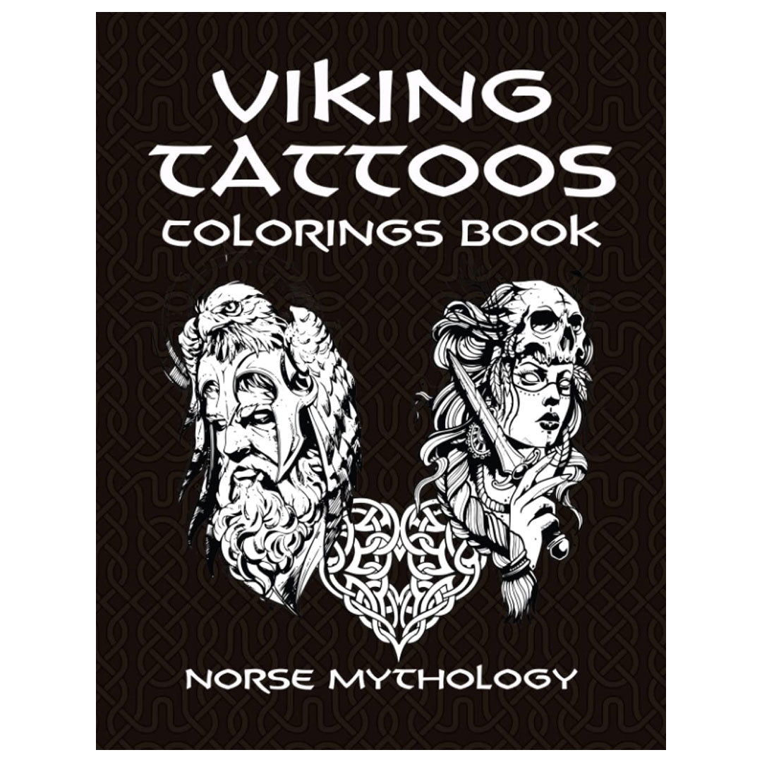 Viking Tattoos Coloring Book Norse Mythology