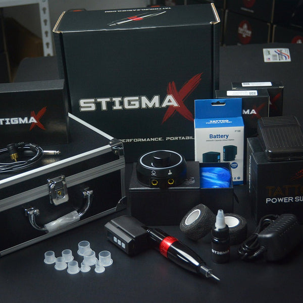 Stigma-X Wireless Tattoo Pen Rotary Machine Kit For Starters
