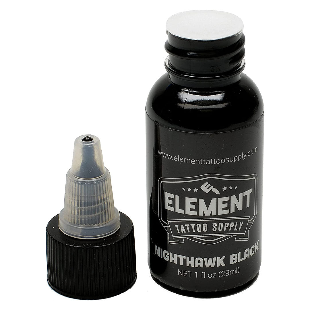 Element White Tattoo Ink and Black Set