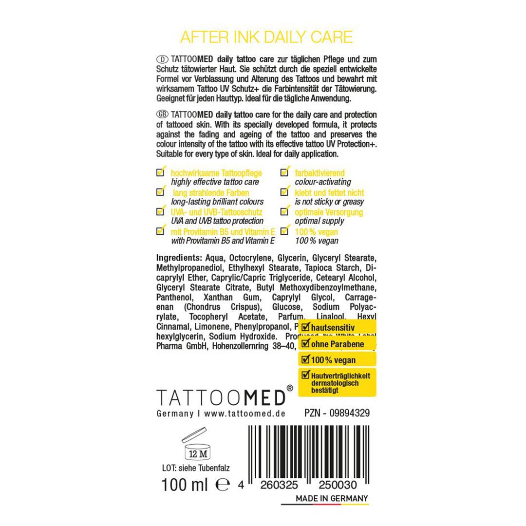 TattooMed Daily Tattoo Care