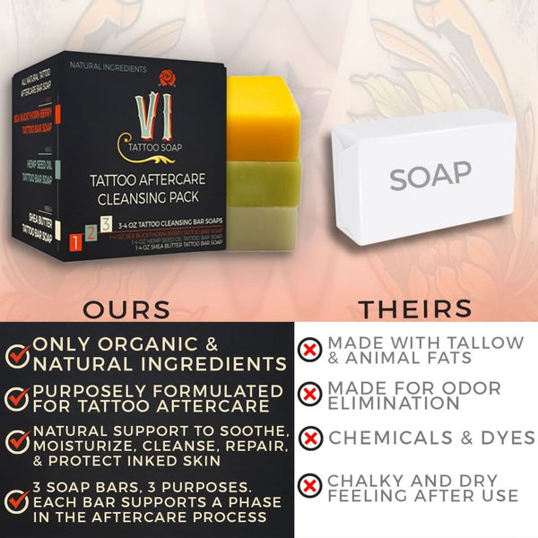 VI Tattoo Soap - 3 pack