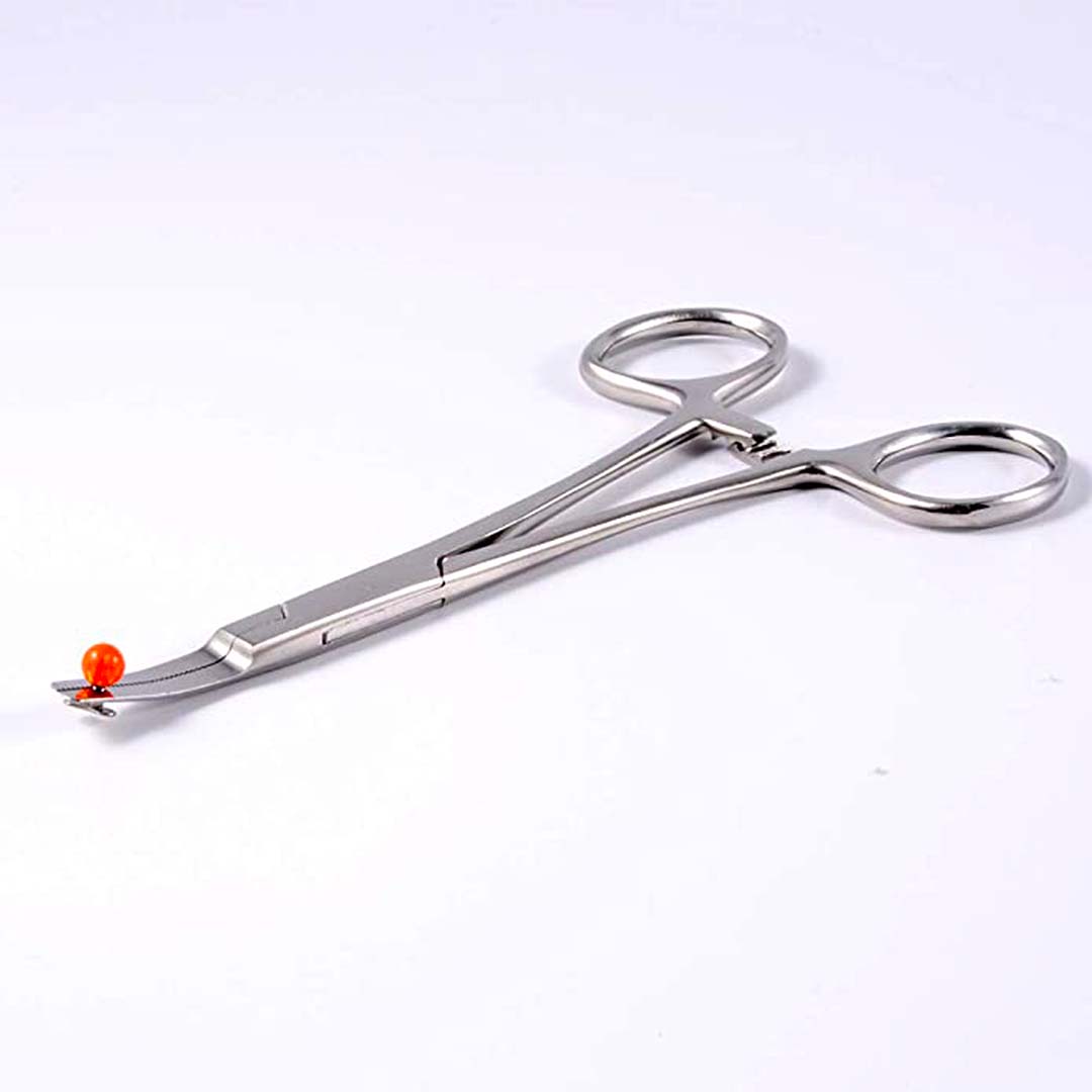 MS Forceps tattoo lever function 5 spaces, 10 mm - Forceps tattoo