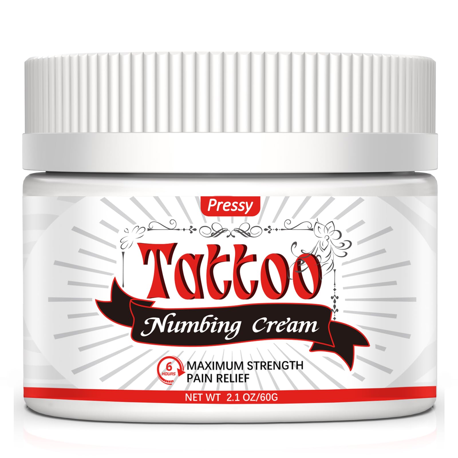 Tattoo Numbing Cream By Pressy - 2 oz.